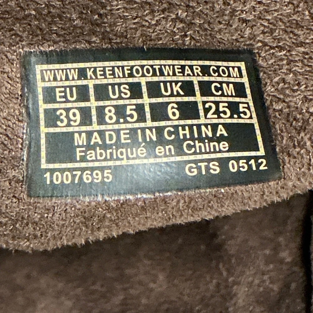 KEEN Taupe Leather Wedge Mid-Calf Boots – Size 8.5 / 39 - Picture 9 of 10